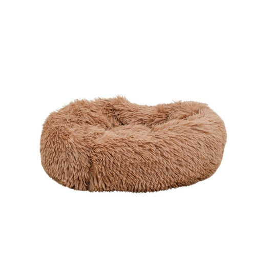 Luscious Fluffy Brown Odor Control Dog Bed