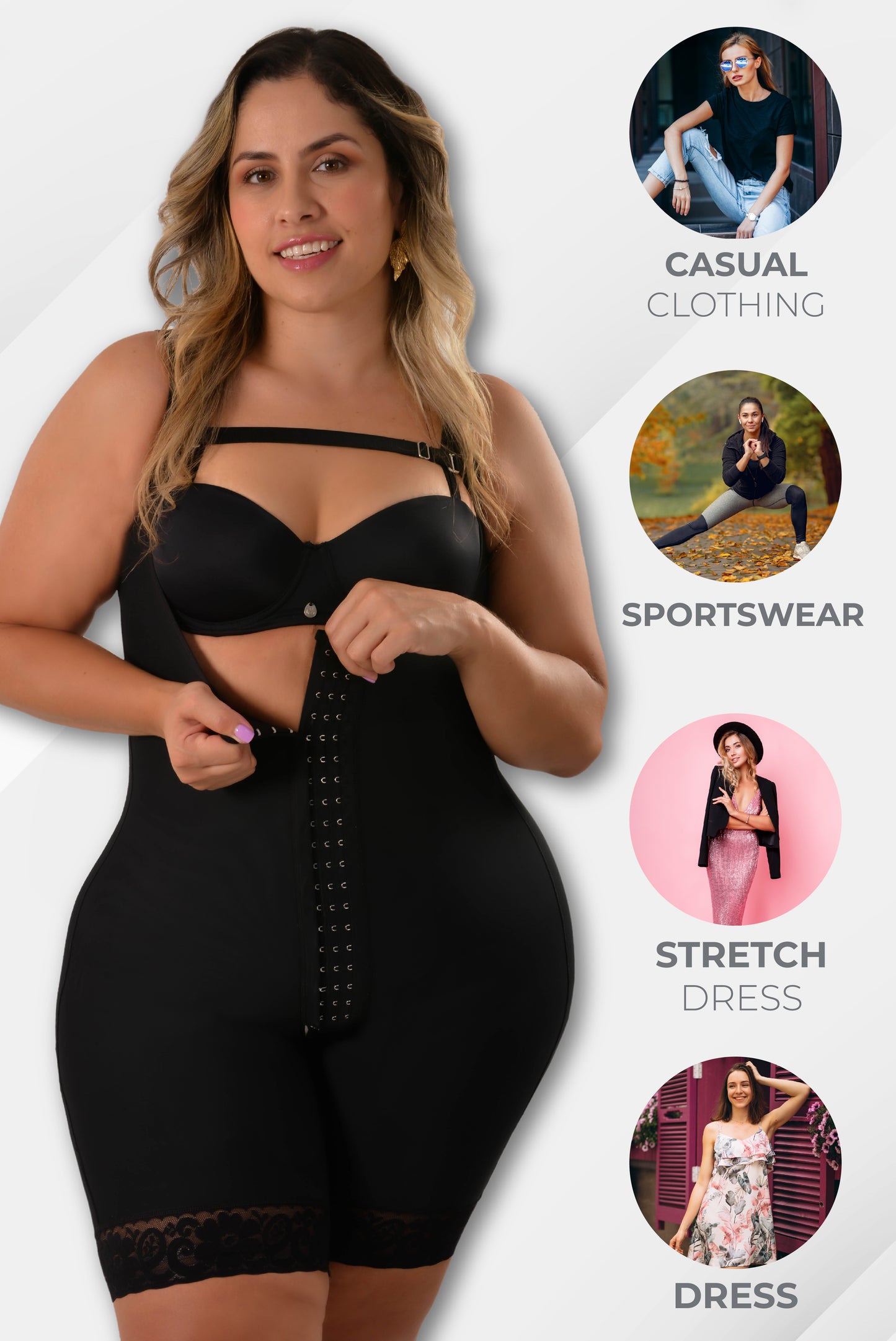 Semi Long Shaping Girdle 3012