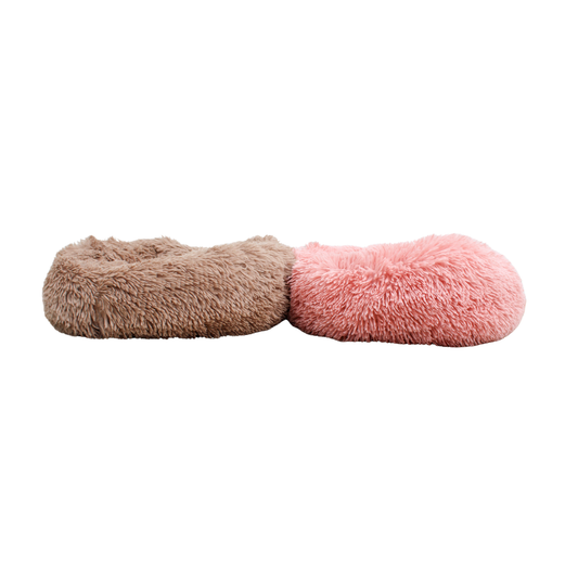 Luscious Fluffy Brown Odor Control Dog Bed